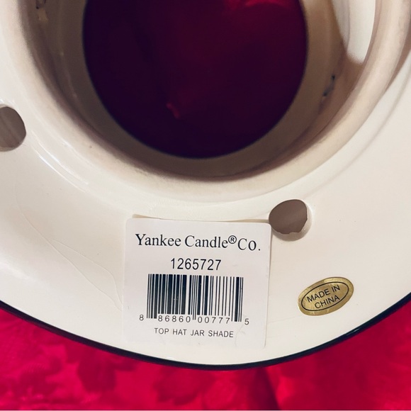 Yankee Candle Vintage Collectible Holiday Top Hat candle topper Star Cutout NWT - Picture 5 of 13